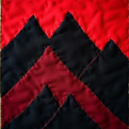 Tian Shan shyrdak — mountain interlocking